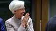 Odotettua parempien talouslukujen odotetaan antavan pontta Euroopan keskuspankin rahapolitiikan kiristyksille. Kuvassa keskuspankin pääjohtaja Christine Lagarde.