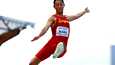 Kiinan Jianan Wang hyppäsi pituuskultaa viimeisellä hypyllään.