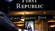 First Republic menetti alkukevään pankkikaaoksessa yli 100 miljardia dollaria talletuksia. Kuvassa pankin konttori New Yorkin Manhattanilla.