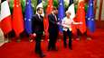 Ranskan presidentti Emmanuel Macron, Kiinan presidentti Xi Jinping ja EU-komission puheenjohtaja Ursula von der Leyen tapasivat Pekingissä torstaina.