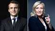Ranskan presidentti Emmanuel Macron ja äärioikeiston Marine Le Pen olivat jo ennusteiden mukaan menossa presidentinvaalien toiselle kierrokselle.