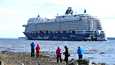 Mein Schiff 1 oli viimeinen Helsingissä tänä vuonna vieraillut kansainvälinen risteilyalus. Kuvassa alus Turussa, jossa laiva on rakennettu.