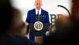 Yhdysvaltain presidentti Joe Biden puhui yritysjohtajille Washingtonissa maanantaina.