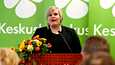 Keskustan puheenjohtaja, valtiovarainministeri Annika Saarikko piti linjapuheen keskustan puoluevaltuuston kokouksessa Vaasassa lauantaina.