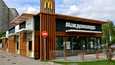 Suljettu McDonald’s-hampurilaisketjun ravintola Moskovassa 16. toukokuuta. 