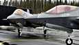  Amerikkalaisia Lockheed Martin F-35 -hävittäjiä Pirkkalassa helmikuussa. 