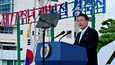 Etelä-Korean presidentti Yoon Suk-yeol piti puheen maanantaina 15. elokuuta Korean vapautuspäivänä.