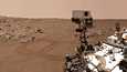 Yhdysvaltain avaruushallinto Nasan Persevarence-mönkijän Marsissa ottama kuva itsestään vuodelta 2021. Mönkijän mukana planeetalle kulkeutui myös happea tuottava Moxie-laite.