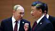 Vladimir Putin ja Xi Jinping tapasivat Samarkandissa kokouksessa syyskuussa 2022.