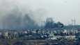 Donetskin alueella sijaitsevasta Soledarista nousi savua viime viikolla.
