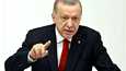 Turkin presidentti Recep Tayyip Erdoğan puhui lauantaina valtiopäivien avajaisissa.