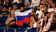 Venäjän kannattajia Australian avoimessa tennisturnauksessa 16. tammikuuta 2023. Millaista maata he kannattavat?