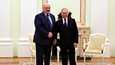 Valko-Venäjän presidentti Alexander Lukašenka ja Venäjän presidentti Vladimir Putin tapasivat Moskovassa perjantaina. 
