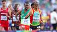 Eritrean Yemane Haileselassie kilpaili miesten 3 000 metrin esteissä Eugenen MM-kisoissa 18. heinäkuuta.