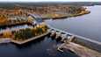 Kemijoki oy haluaa rakentaa Kemijoen vesistöalueelle pumppuvoimaloita. Kuvassa yhtiön vesivoimala Valajaskoskella syyskuussa.