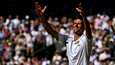 Novak Djokovic juhli sunnuntaina Wimbledon-voittoa.