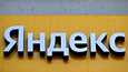 Yandexin logo Moskovassa 21. maaliskuuta. 