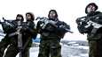 Ruotsalaiset sotilaat osallistuivat Naton harjoitukseen Pohjois-Norjassa maaliskuun 22. päivänä.