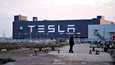 Teslan tehdas Kiinan Shanghaissa.