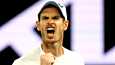 Andy Murray tuuletti avauskierroksen voittoa Australian avoimissa.