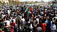 Mielenosoittajat vastustivat mahdollista sotilasvaltaa viime viikon torstaina Sudanin pääkaupungissa Khartumissa. 