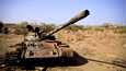 Tuhoutunut panssarivaunu Etiopian kansallisten puolustusvoimien (ENDF) ja Tigrayn kansanvapautusrintaman (TPLF) joukkojen välisten taisteluiden jälkeen Kasagitan kaupungissa Etiopiassa. 