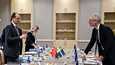 Turkki, Ruotsi ja Suomi keskustelivat Suomen ja Ruotsin Nato-jäsenyydestä Ankarassa keskiviikkona.
