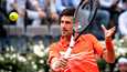 Tennispelaaja Novak Djokovicin viisumi Australiaan hylättiin. Kuvassa Djokovic Italian avoimissa vuonna 2019.