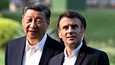 Ranskan presidentti Emmanuel Macron (oik.) on jälleen tehnyt Kiinan kanssa rauhansuunnitelmia. Macron vieraili Kiinassa edellisviikolla ja tapasi Kiinan presidentin Xi Jinpingin.