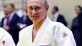 Vladimir Putin kuvattuna judoharjoituksissa vuonna 2019.