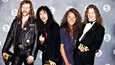 James Hetfield (vas.), Kirk Hammett, Lars Ulrich ja Jason Newsted muodostivat Metallican Black Albumin aikaan.
