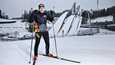 Teemu Virtanen harjoittelee pääasiassa Salpausselän hiihtoladuilla Lahdessa, mutta tällä viikolla harjoitusmaasto löytyy Planican MM-hiihtojen kulmilta.