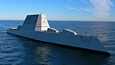 Yhdysvaltain häivehävittäjä USS Zumwalt on 185 metriä pitkä.