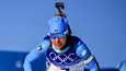 Italian Federica Sanfilippo Pekingin olympialaisten viestikisassa viime helmikuussa.