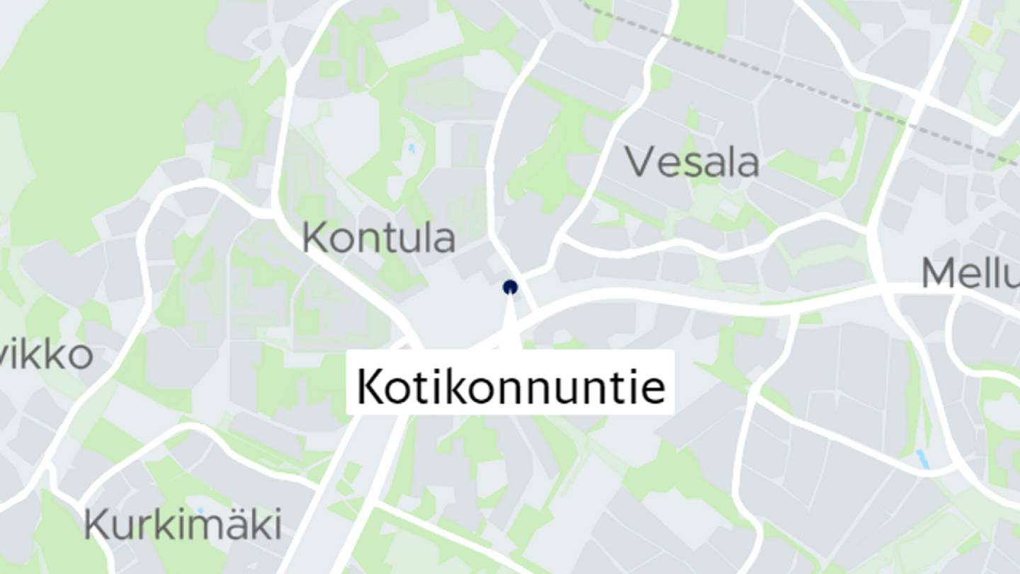 Helsinki | Yksi loukkaantui huoneisto­palossa Kontulassa