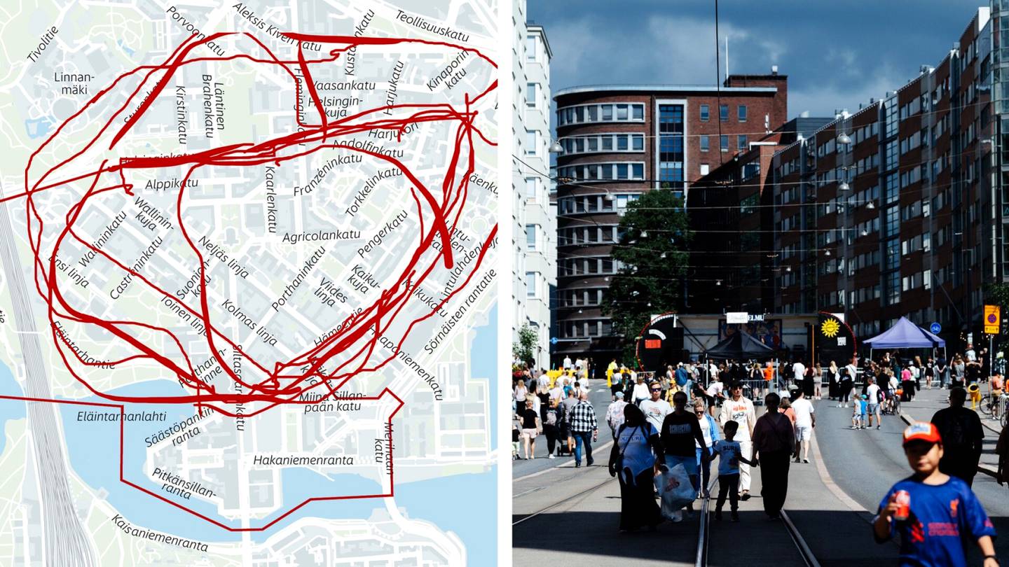 Tapahtumat | Helsinkiläiset piirsivät karttaan, missä menevät Kallion rajat
