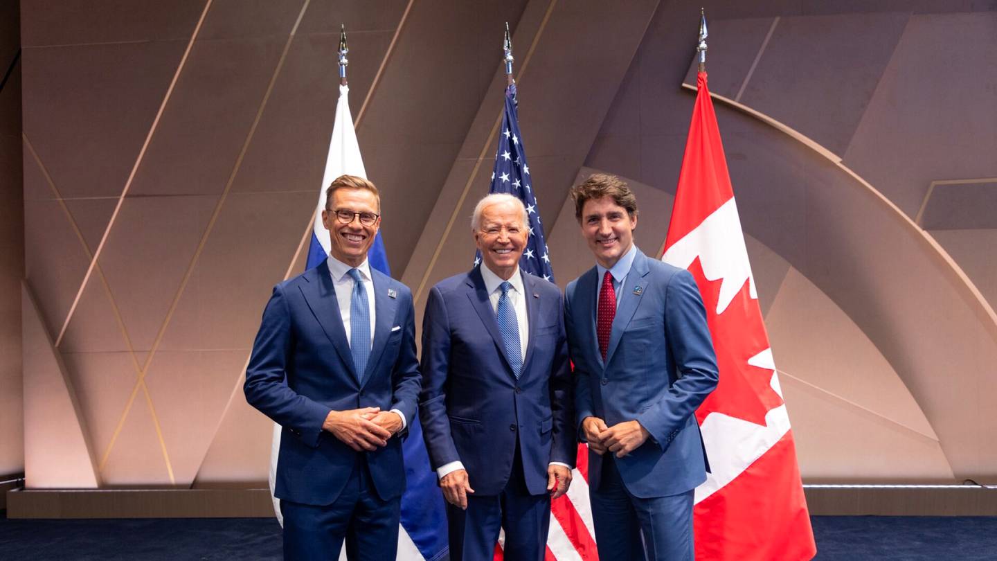 Arktinen alue | Stubb, Biden ja Trudeau antoivat julkilausuman jäänmurtaja­yhteistyöstä – ”Ei olisi tehty ilman Suomen Nato-jäsenyyttä”