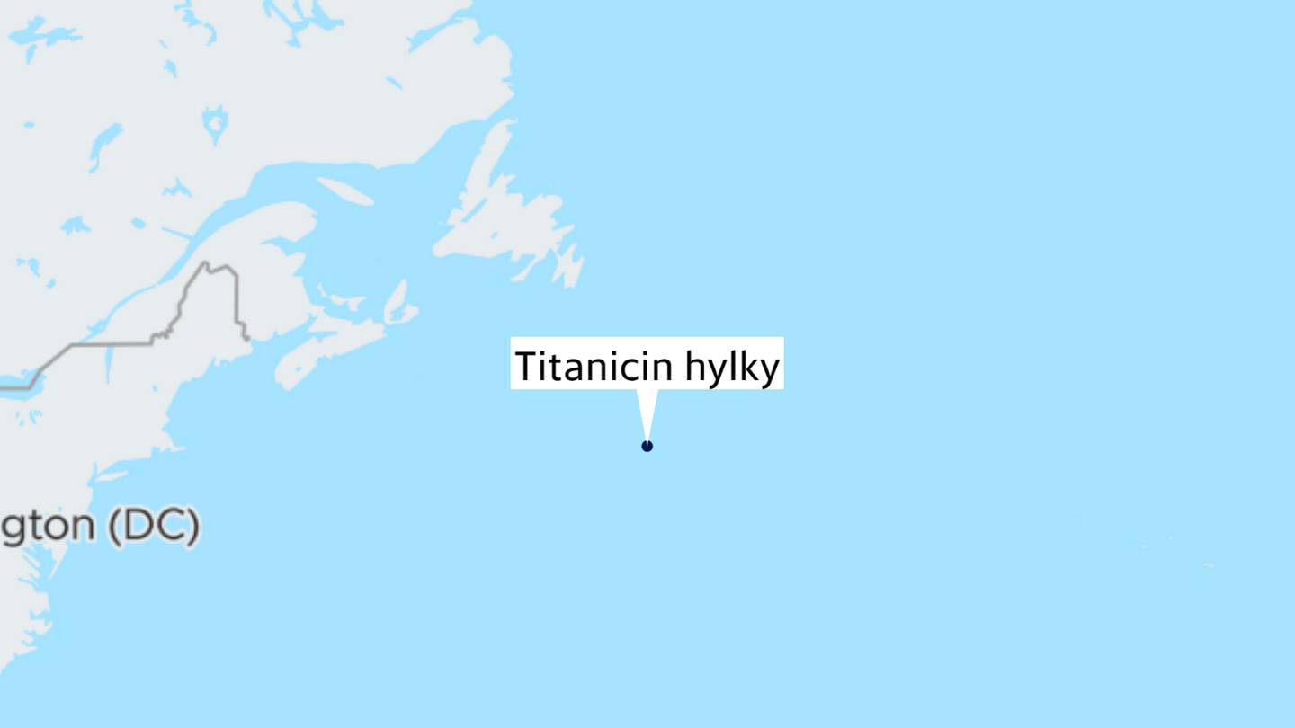 Atlantti | BBC: Turisteja Titanicin hylylle vienyt sukellus­vene kateissa