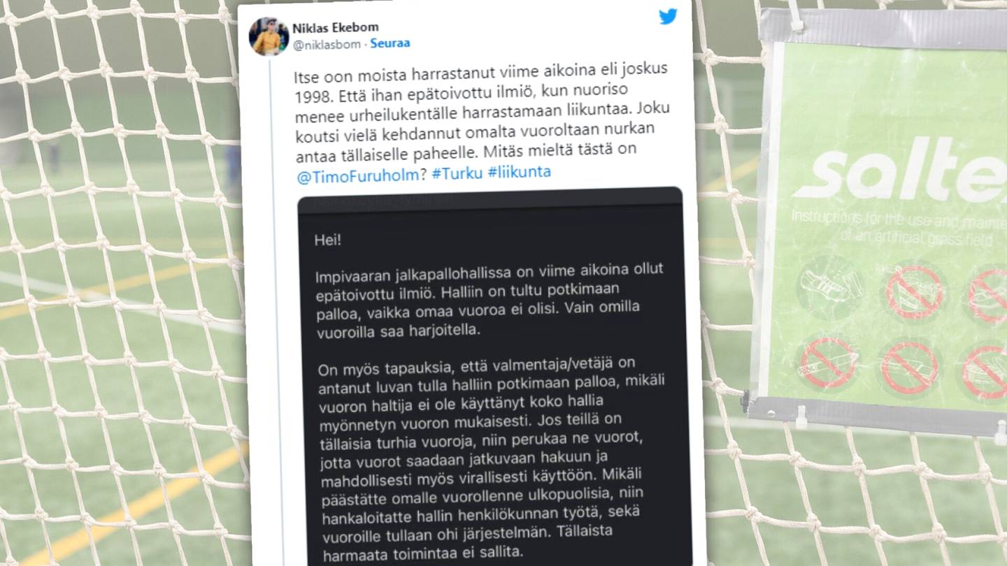 Jalkapallo | Nuoret pelaavat luvatta jalkapallohallin nurkissa – Turku puuttui ”epätoivottuun” toimintaan