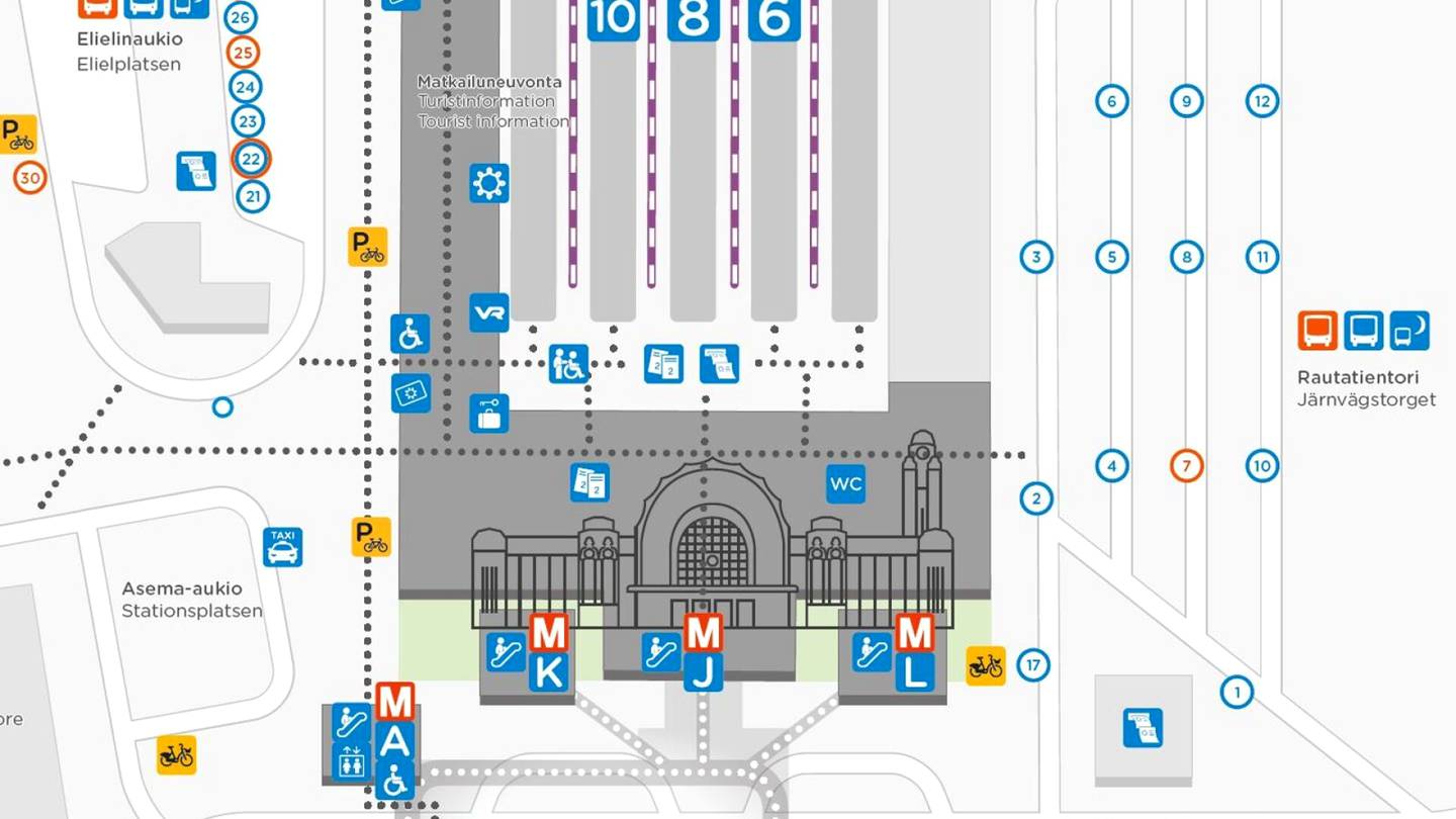 Joukkoliikenne | HSL lisää karttoihinsa piirroksia Helsingin maamerkeistä