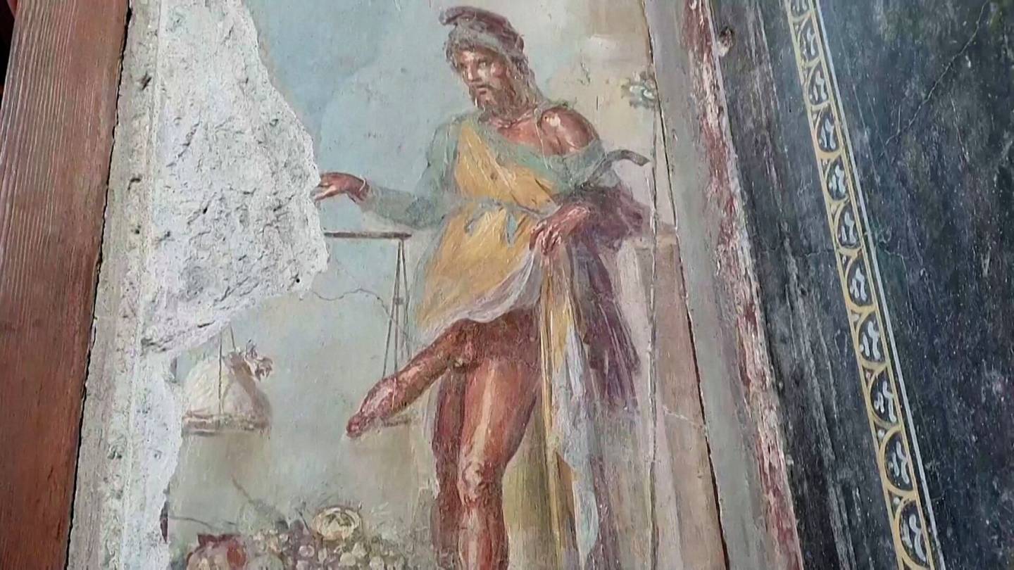 Video | Eroottisia kuvia 2000 vuoden takaa: Pompejissa avattiin harvinais­laatuinen rakennus