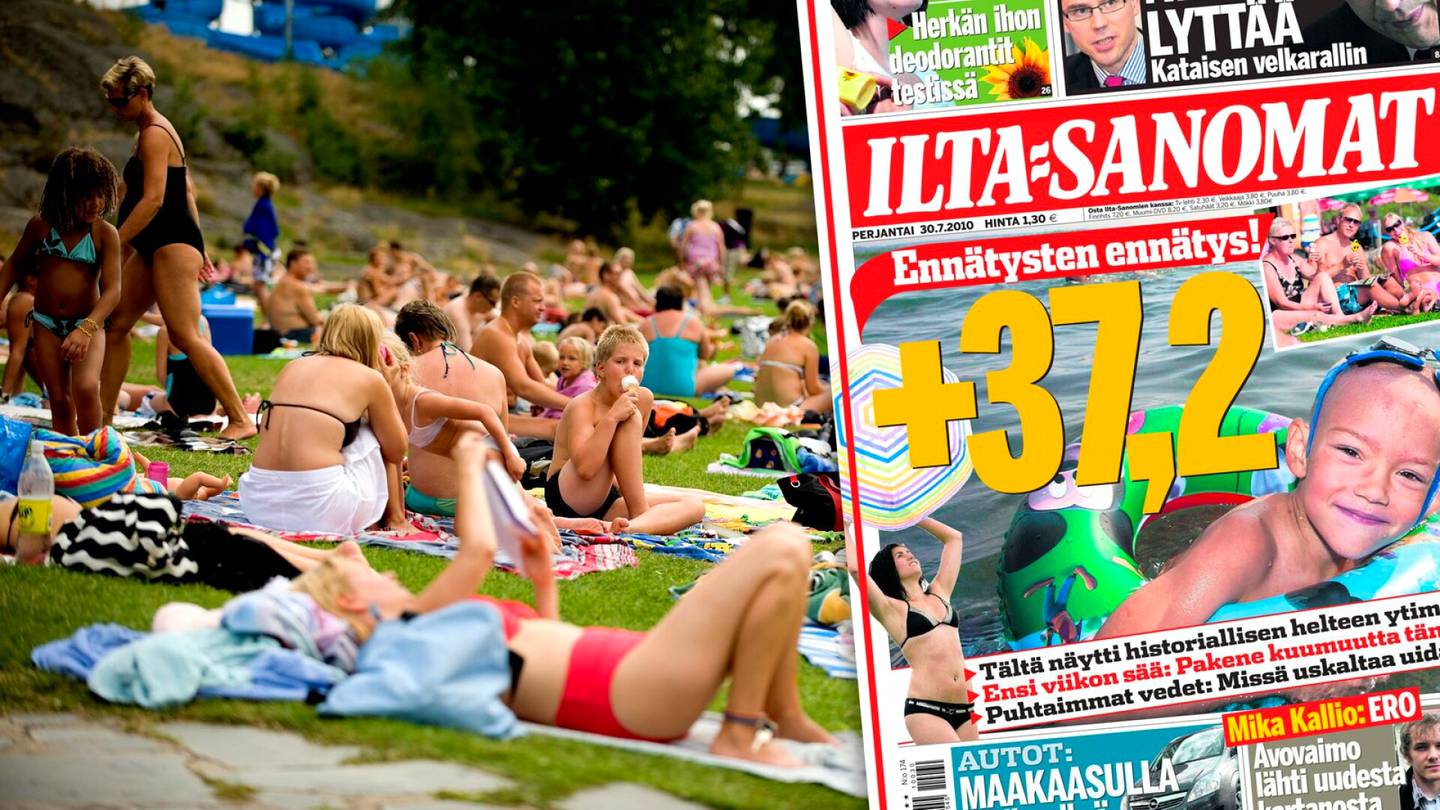 Suomen kesä | Suomen mittaus­historian kuumin päivä oli 13 vuotta sitten – Lehmiä viilennettiin pyyhkeillä ja kunnan­johtaja iloitsi