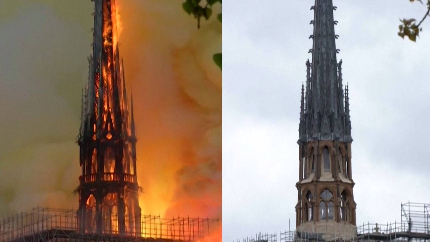 Video | Notre Damen tulipalosta on tullut kuluneeksi viisi vuotta – Tältä katedraali näyttää nyt