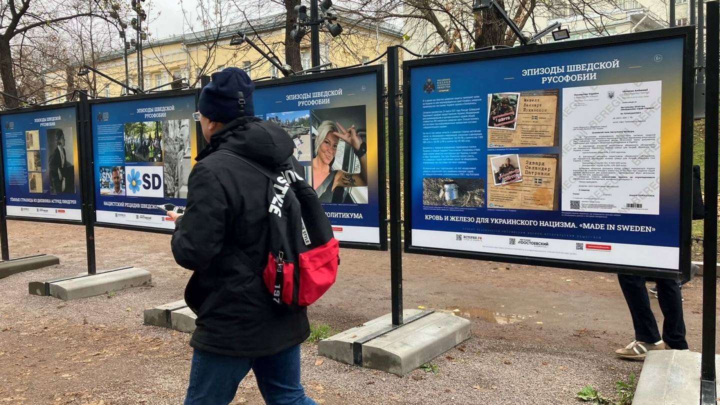 Venäjä | Ruotsia syytetään russo­fobiasta ja natsismista moskovalaisessa propaganda­näyttelyssä