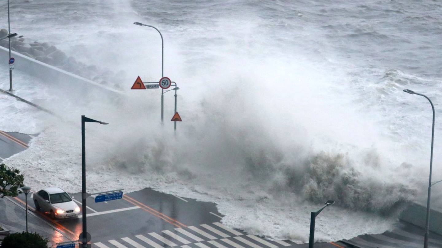 Etelä-Korea | Super­taifuuni iski Etelä-Koreaan – Rankka­sateet jatkuvat koko maassa