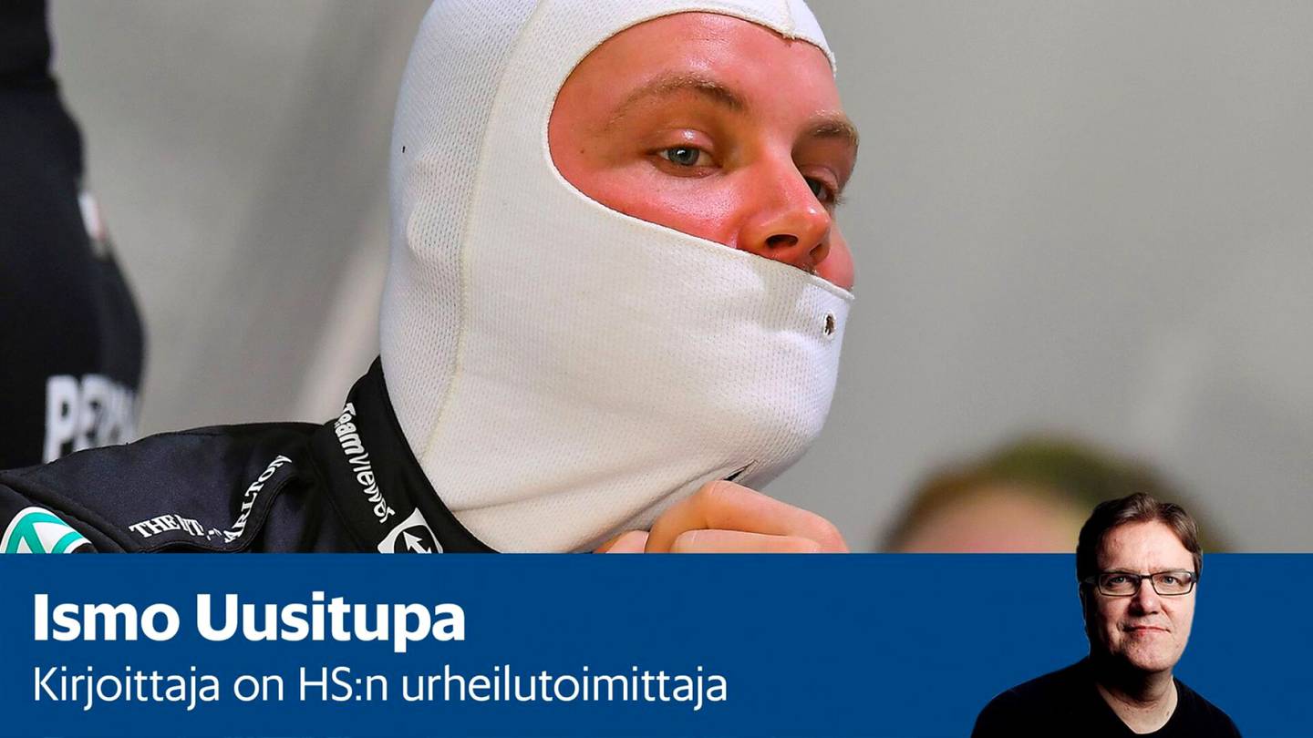 Kommentti | Valtteri Bottas ottaa kaikki iskut ja osoitti, että F1-auto ei kelpaa luisteluun