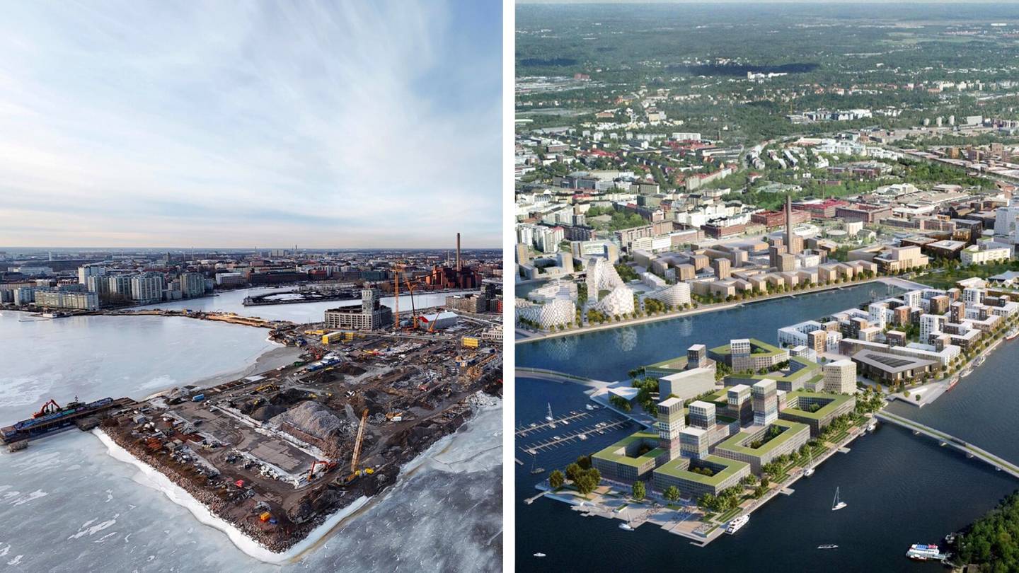 Kuvat näyttävät | Helsinkiin rakennetaan valtava määrä uusia merenranta-asuntoja