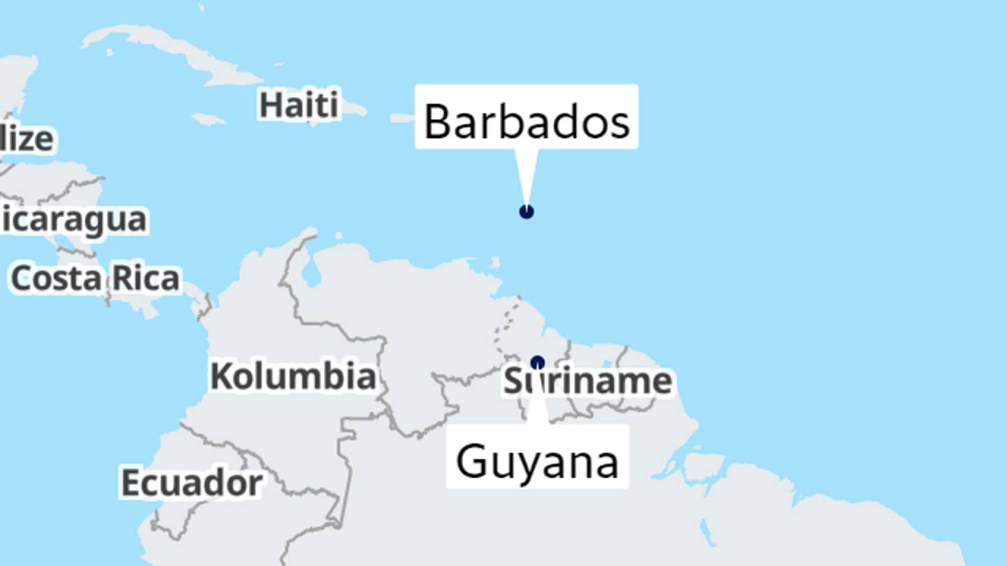 Etelä-Amerikka | BBC: Britannia käski sota­laivansa Guyanaan