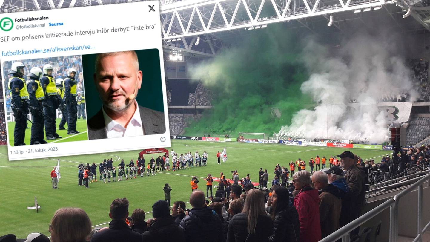 Jalkapallo | Ruotsin poliisipomo laukoi HBL:ssä kuohuttavaa tekstiä suomalais­poliisien Tukholman-matkasta