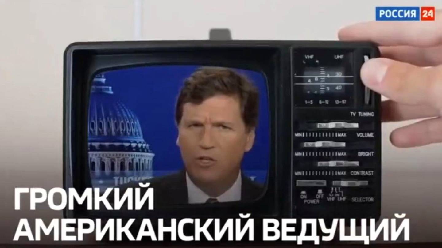 Venäjän propaganda | Venäjän valtion­televisio mainostaa Fox Newsin entistä tähti­juontajaa Tucker Carlsonia – Onko hän saamassa oman ohjelman Venäjälle?